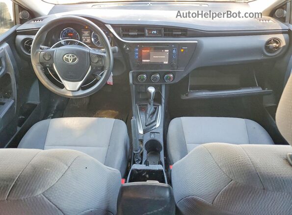 2T1BURHE2HC760787 2017 TOYOTA COROLLA Silver Dashboard view