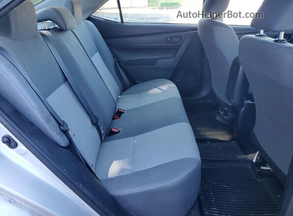 2T1BURHE2HC760787 2017 TOYOTA COROLLA Silver Rear seats view