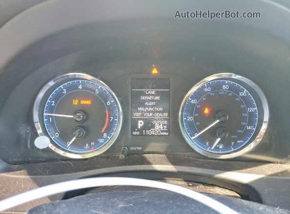 2T1BURHE2HC760787 2017 TOYOTA COROLLA Silver Instrument cluster view
