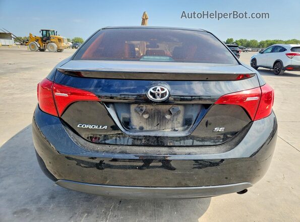 2T1BURHE2HC762569 2017 TOYOTA COROLLA Black Հետևի տեսք
