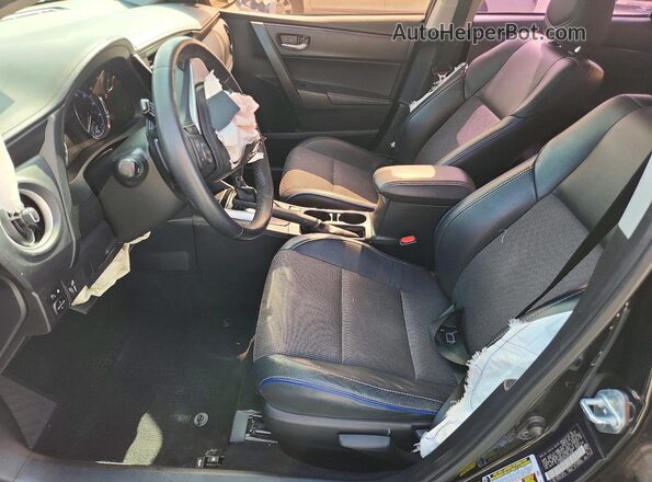 2T1BURHE2HC762569 2017 TOYOTA COROLLA Black Սալոնի դիմացի տեսք