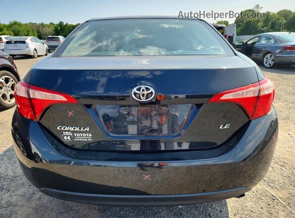 2T1BURHE2HC763513 2017 TOYOTA COROLLA Black Հետևի տեսք