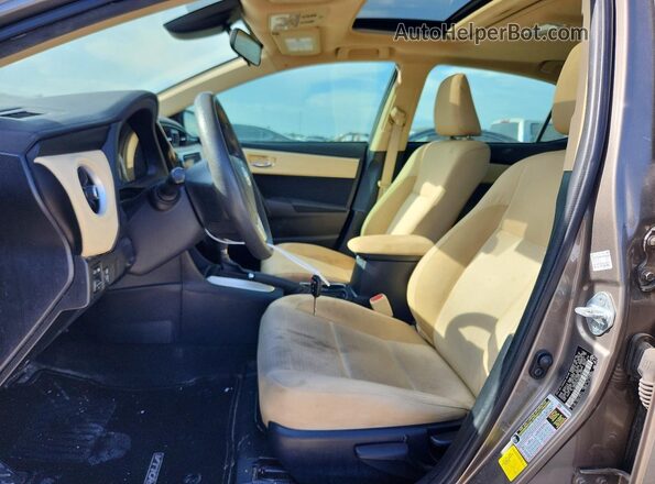 2T1BURHE2HC783437 2017 TOYOTA COROLLA Gray Вид салону спереду