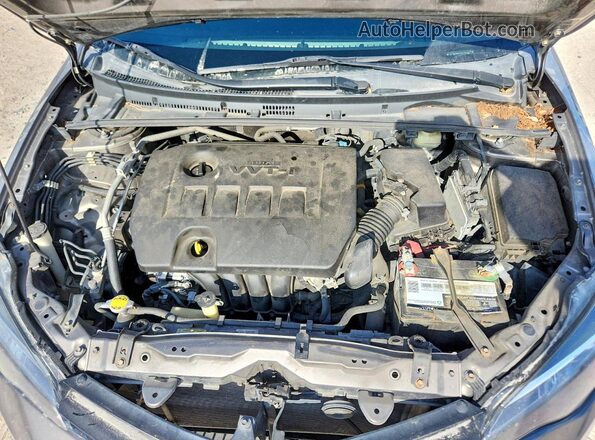 2T1BURHE2HC783437 2017 TOYOTA COROLLA Gray Вид задньої частини салону