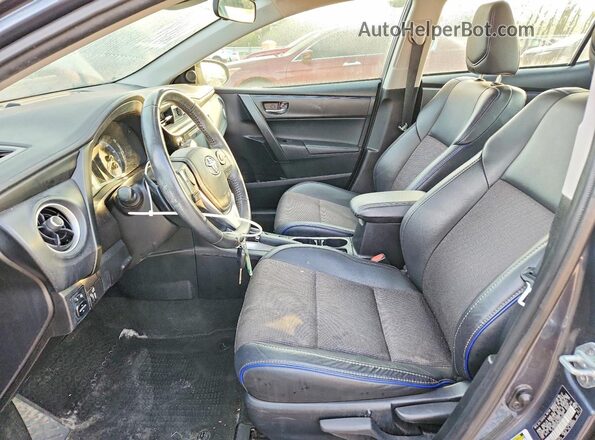 2T1BURHE2HC837495 2017 TOYOTA COROLLA Gray Вид салону спереду