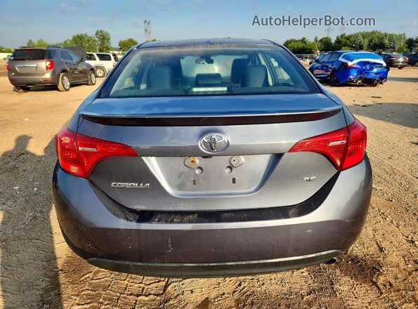 2T1BURHE2HC837495 2017 TOYOTA COROLLA Gray Вид ззаду