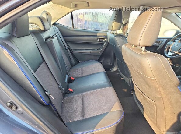 2T1BURHE2HC837495 2017 TOYOTA COROLLA Gray Вид задніх сидінь