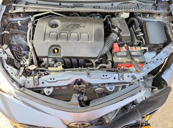 2T1BURHE2HC837495 2017 TOYOTA COROLLA Gray Вид задньої частини салону