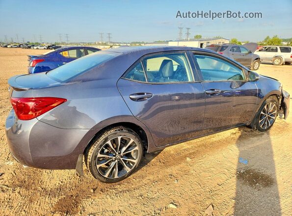 2T1BURHE2HC837495 2017 TOYOTA COROLLA Gray Задня права чверть