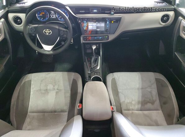 2T1BURHE2HC869072 2017 TOYOTA COROLLA Blue Dashboard view