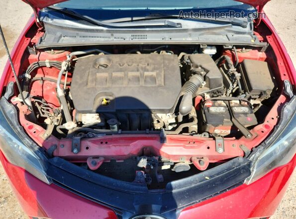 2T1BURHE2HC910851 2017 TOYOTA COROLLA Red Սալոնի հետևի տեսք