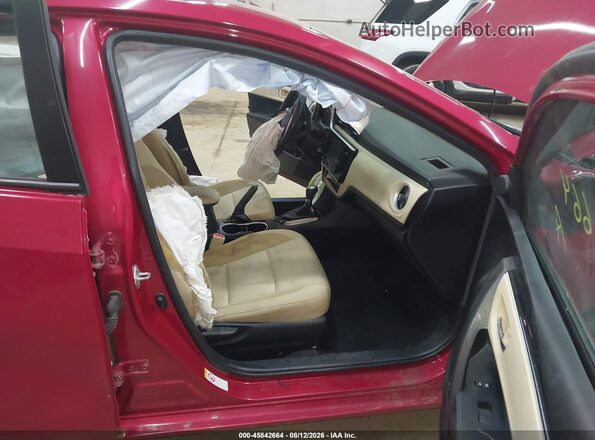 2T1BURHE2HC912146 2017 TOYOTA COROLLA Burgundy Vista interior delantera