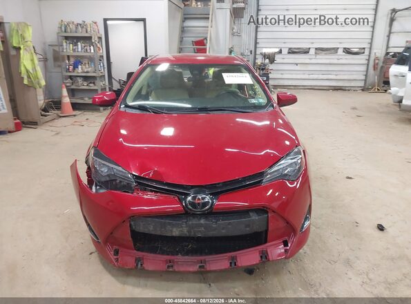 2T1BURHE2HC912146 2017 TOYOTA COROLLA Burgundy Vista del salpicadero