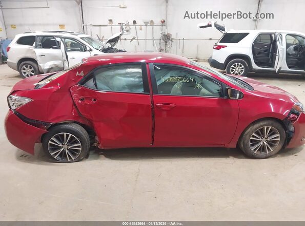 2T1BURHE2HC912146 2017 TOYOTA COROLLA Burgundy Vista del cuadro de instrumentos