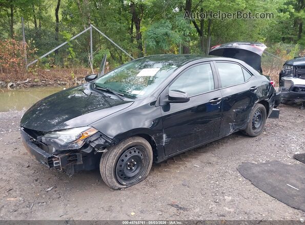 2T1BURHE2HC922191 2017 TOYOTA COROLLA Black Առջևի ձախ երեք քառորդ տեսարան