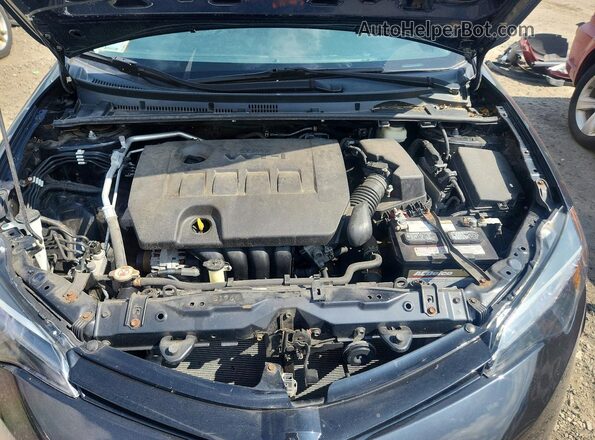 2T1BURHE2HC951299 2017 TOYOTA COROLLA Черный Вид задней части салона