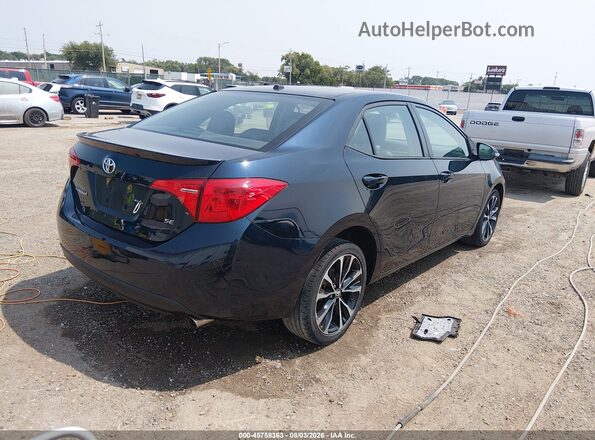 2T1BURHE2JC010022 2018 TOYOTA COROLLA Dark Blue Trasero derecho