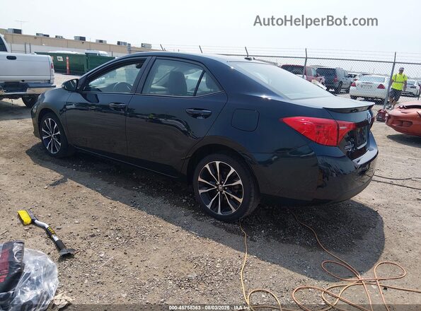 2T1BURHE2JC010022 2018 TOYOTA COROLLA Dark Blue Trasero izquierdo