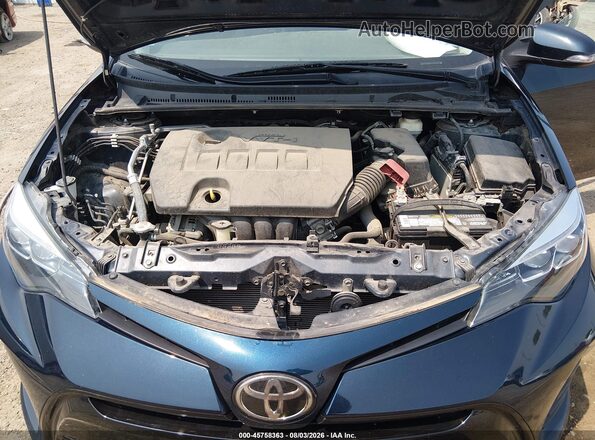 2T1BURHE2JC010022 2018 TOYOTA COROLLA Dark Blue Vista trasera