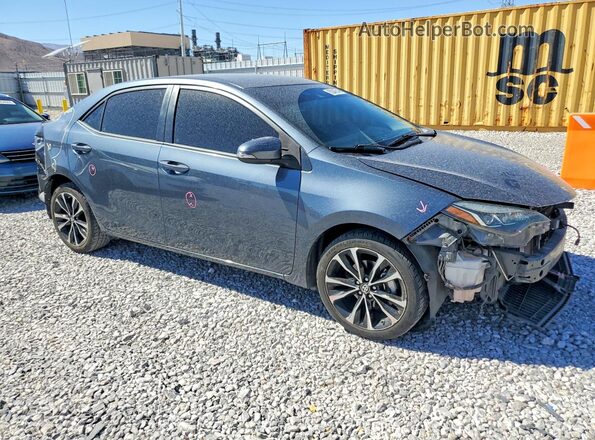 2T1BURHE2JC022462 2018 TOYOTA COROLLA Gray Przód prawy