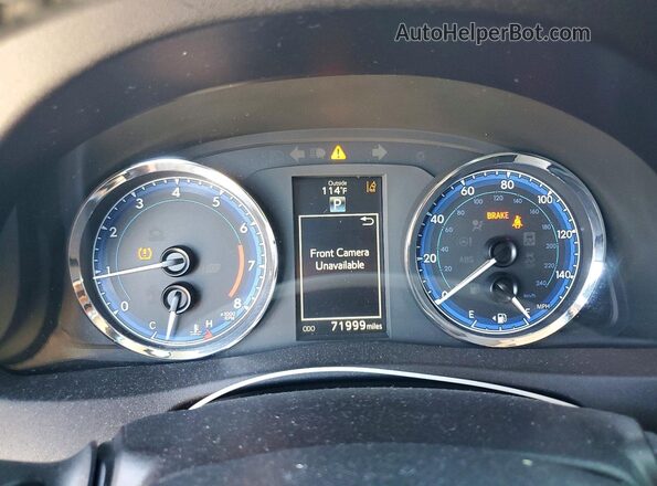 2T1BURHE2JC022462 2018 TOYOTA COROLLA Gray Widok zestawu wskaźników