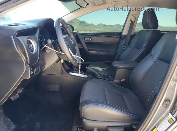 2T1BURHE2JC022462 2018 TOYOTA COROLLA Gray Widok wnętrza z przodu