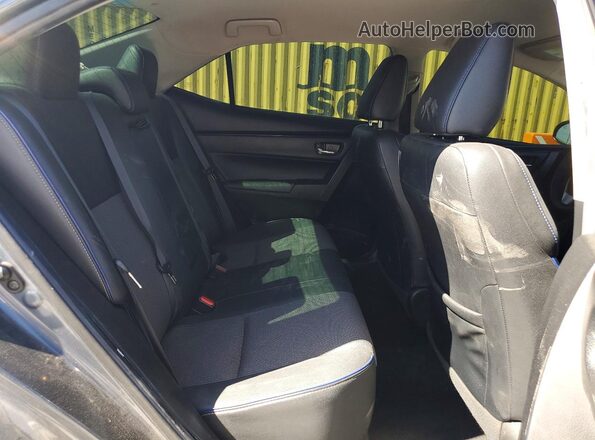 2T1BURHE2JC022462 2018 TOYOTA COROLLA Gray Widok tylnych siedzeń