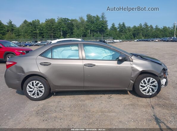 2T1BURHE2JC023241 2018 TOYOTA COROLLA Gray Widok wnętrza z tyłu