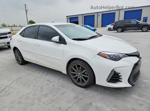 2T1BURHE2JC042341 2018 TOYOTA COROLLA White წინა მარჯვენა