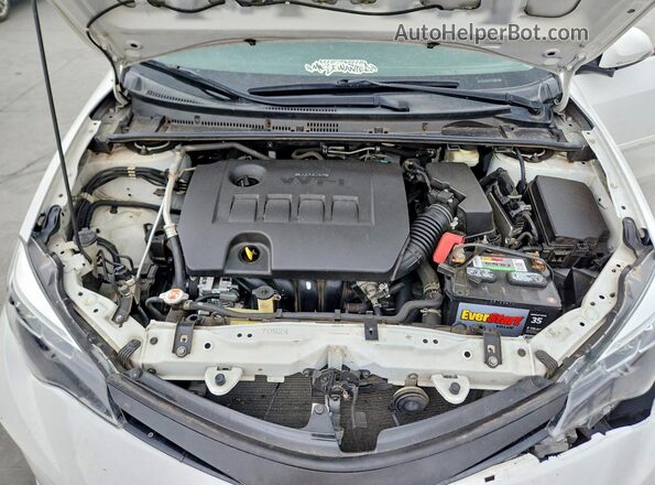 2T1BURHE2JC042341 2018 TOYOTA COROLLA White უკანა სალონის ხედი