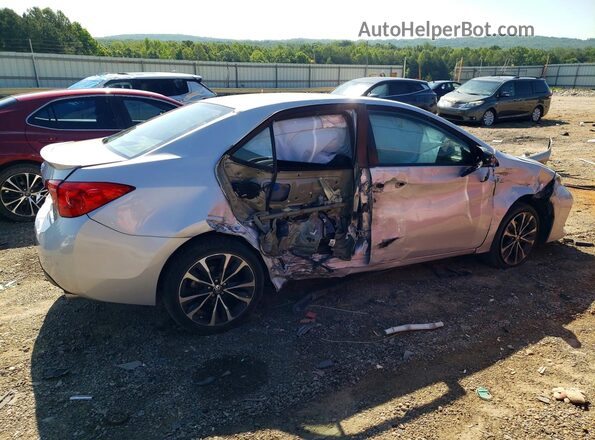 2T1BURHE2JC065070 2018 TOYOTA COROLLA Silver Tył prawy