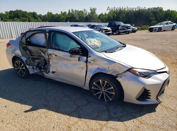2T1BURHE2JC065070 2018 TOYOTA COROLLA Silver Przód prawy