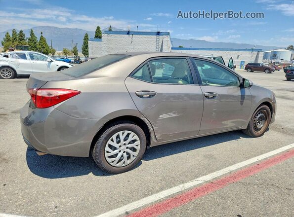2T1BURHE2JC090115 2018 TOYOTA COROLLA Серый Задняя правая четверть