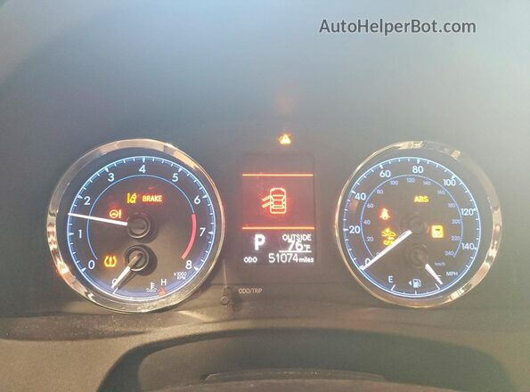 2T1BURHE2JC109214 2018 TOYOTA COROLLA Red Instrument cluster view