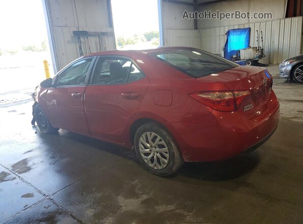 2T1BURHE2JC109214 2018 TOYOTA COROLLA Red Rear left
