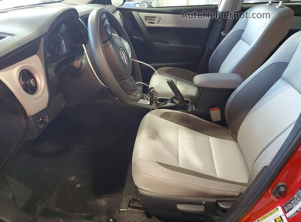 2T1BURHE2JC109214 2018 TOYOTA COROLLA Red Front interior view