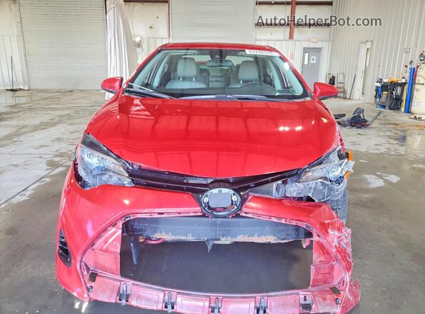 2T1BURHE2JC109214 2018 TOYOTA COROLLA Red Front view