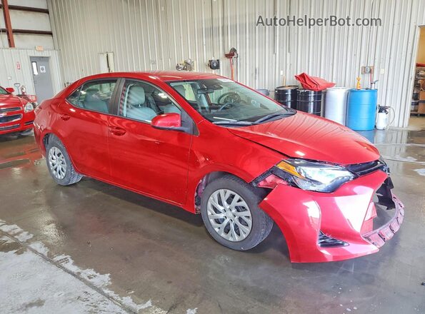 2T1BURHE2JC109214 2018 TOYOTA COROLLA Red Front right