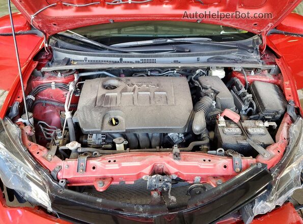 2T1BURHE2JC109214 2018 TOYOTA COROLLA Red Rear interior view