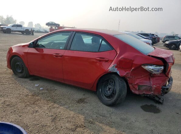 2T1BURHE2JC110069 2018 TOYOTA COROLLA Red უკანა მარცხენა