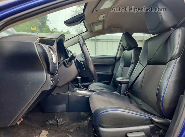 2T1BURHE2JC971901 2018 TOYOTA COROLLA Blue Widok wnętrza z przodu