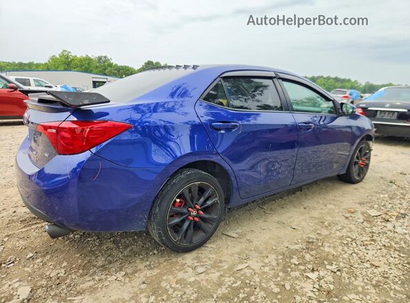 2T1BURHE2JC971901 2018 TOYOTA COROLLA Blue Tył prawy