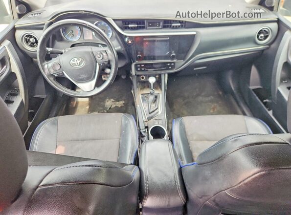 2T1BURHE2JC971901 2018 TOYOTA COROLLA Blue Widok deski rozdzielczej
