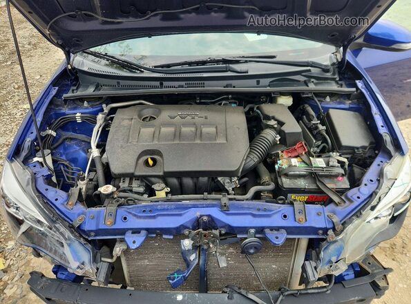 2T1BURHE2JC971901 2018 TOYOTA COROLLA Blue Widok wnętrza z tyłu