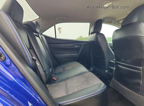 2T1BURHE2JC971901 2018 TOYOTA COROLLA Blue Widok tylnych siedzeń