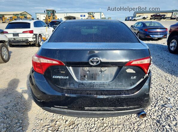2T1BURHE2JC987936 2018 TOYOTA COROLLA Black Вид задньої частини салону