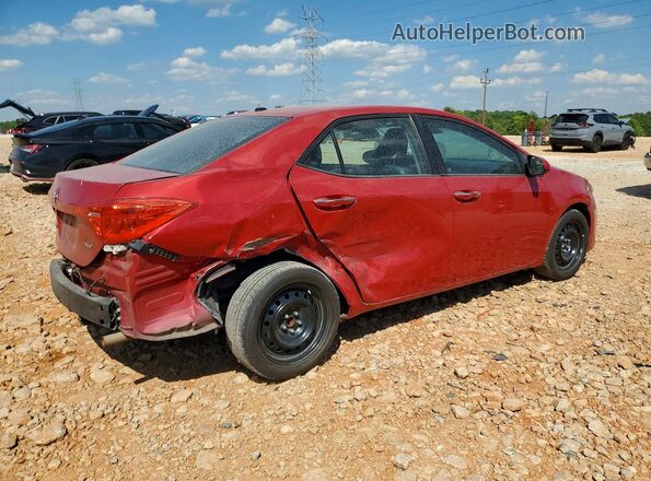 2T1BURHE2KC131716 2019 TOYOTA COROLLA Red Tył prawy