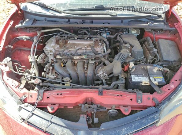 2T1BURHE2KC131716 2019 TOYOTA COROLLA Red Widok wnętrza z tyłu