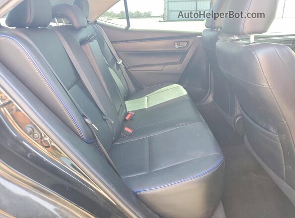 2T1BURHE2KC176820 2019 TOYOTA COROLLA Black Rear seats view