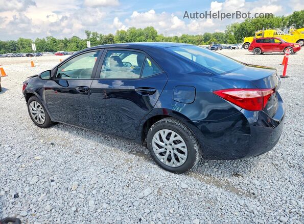 2T1BURHE2KC185307 2019 TOYOTA COROLLA Синий Задняя левая четверть